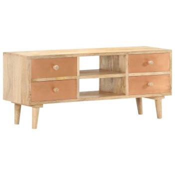 ARDEBO.de - TV-Schrank 110×30×45 cm Mango Massivholz