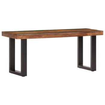 ARDEBO.de - Sitzbank 110 cm Altholz und Stahl