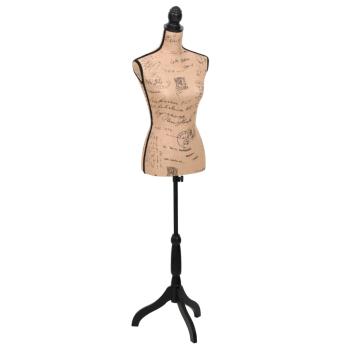ARDEBO.de - Damenbüste Schneiderpuppe Büste Torso Angezogen Mannequin Jute