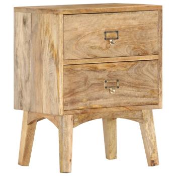 ARDEBO.de - Nachttisch 40 x 35 x 55 cm Massivholz Mango