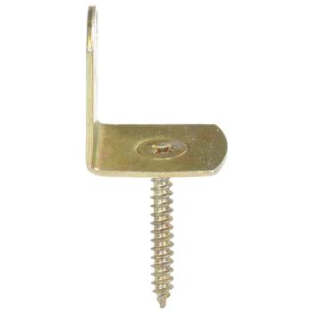 Flechtzaunhalter 48 Stk. L-Form Verzinktes Metall