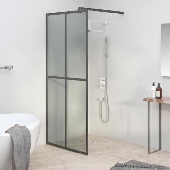 ARDEBO.de - Duschwand für Walk-in Dusche 80x195 cm Dunkles Sicherheitsglas