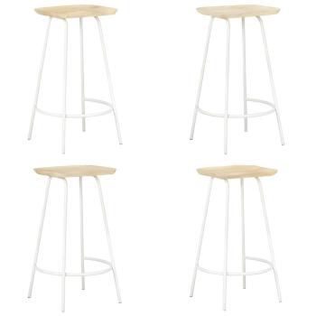 ARDEBO.de - Barhocker 4 Stk. Mango Massivholz