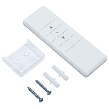 Markise Automatisch mit Rollo LED Windsensor 3,5x2,5m Blau Weiß
