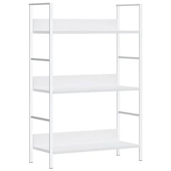 Bücherregal 3 Regalböden Weiß 60×27,6×90,5 cm Holzwerkstoff