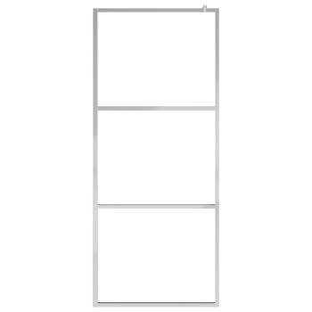 Duschwand für Begehbare Dusche mit Klarem ESG-Glas 90x195 cm