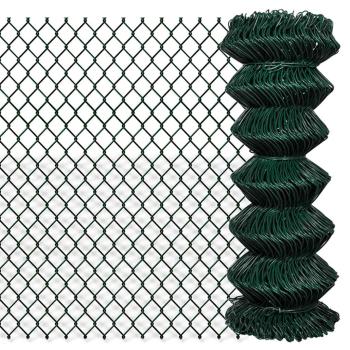 ARDEBO.de - Maschendrahtzaun Stahl 1x15 m Grün