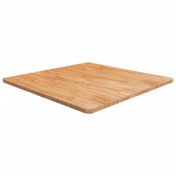 ARDEBO.de - Tischplatte Quadratisch Hellbraun 90x90x2,5cm Behandelte Eiche