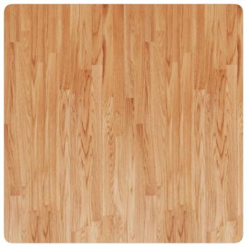Tischplatte Quadratisch Hellbraun 90x90x2,5cm Behandelte Eiche