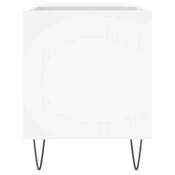 Plattenschrank Weiß 85x38x48 cm Holzwerkstoff