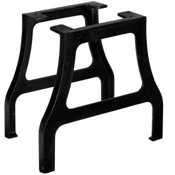 ARDEBO.de - Couchtischbeine 2 Stk. A-Gestell Gusseisen