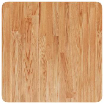 Tischplatte Quadratisch Hellbraun 50x50x4cm Behandelte Eiche