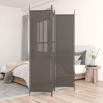 ARDEBO.de - 3-tlg. Paravent Anthrazit 150x200 cm Stoff