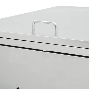 Mülltonnenbox für 1 Tonne 240 L Edelstahl