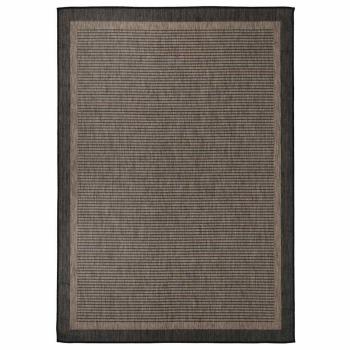 ARDEBO.de - Outdoor-Teppich Flachgewebe 140x200 cm Dunkelbraun