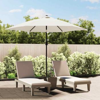 ARDEBO.de - Sonnenschirm Sandweiß 3 m Stahlmast
