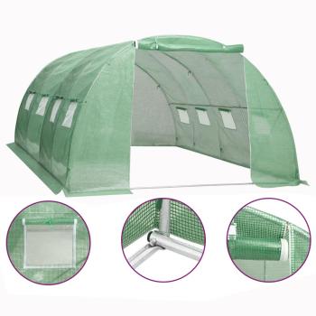 ARDEBO.de - Gewächshaus 16 m² 4x4x2 m