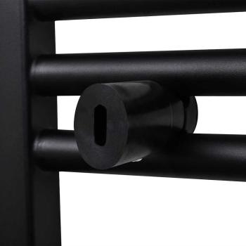Handtuchheizkörper Warmwasser Gebogen Schwarz 500x1160 mm