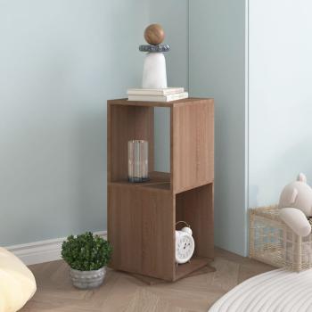 ARDEBO.de - Drehregal Sonoma-Eiche 34,5x34,5x75,5 cm Holzwerkstoff