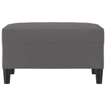 Fußhocker Grau 70x55x41 cm Kunstleder