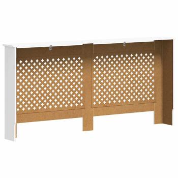 Heizkörperabdeckung Weiß 172×19×81,5 cm MDF
