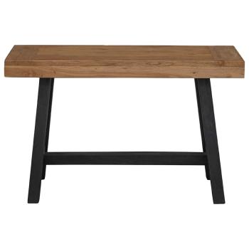 Bank 110 cm Massivholz Teak