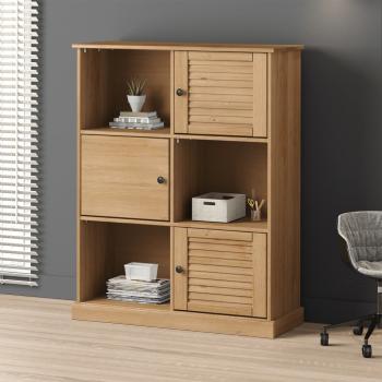 ARDEBO.de - B?cherregal VIGO 90x35x114,5 cm Massivholz Kiefer
