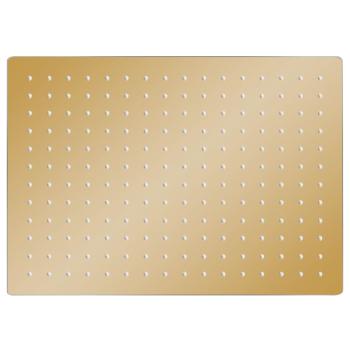 Regenbrause Edelstahl 40x30 cm Rechteckig Golden