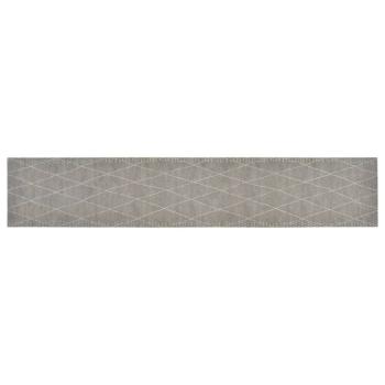 Küchenteppich Waschbar Raute 60x300 cm Samt