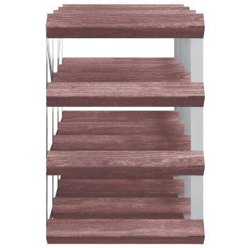Weinregal für 12 Flaschen Braun Massivholz Kiefer