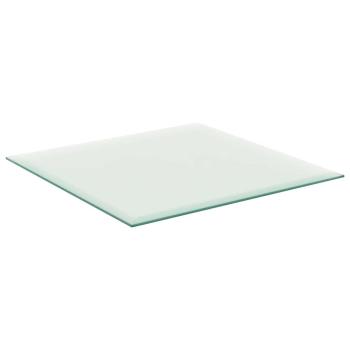 Tischplatte Transparent 60x60 cm Hartglas