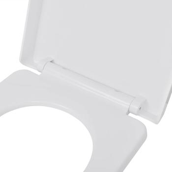 Toilettensitze mit Absenkautomatik 2 Stk. Kunststoff Wei?