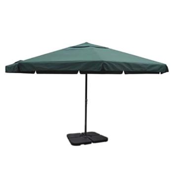 ARDEBO.de - Sonnenschirm Aluminium Tragbarer Sonnenschirmständer Grün