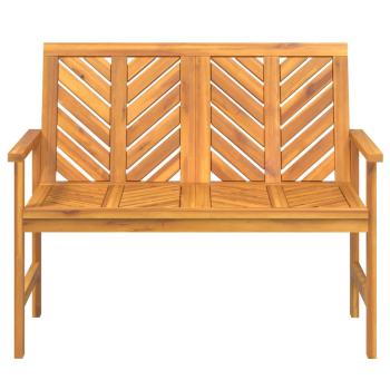Gartenbank 109 cm Massivholz Akazie