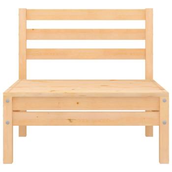 Garten-Mittelsofa Massivholz Kiefer