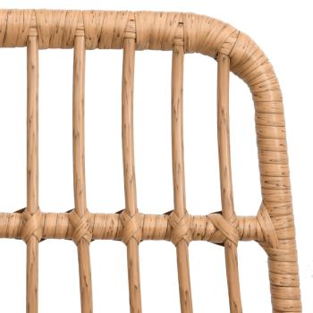 7-tlg. Garten-Essgruppe Poly Rattan