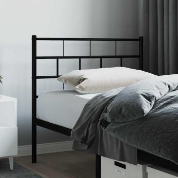 ARDEBO.de - Ersatz-Kopfteil Metall Schwarz 75 cm