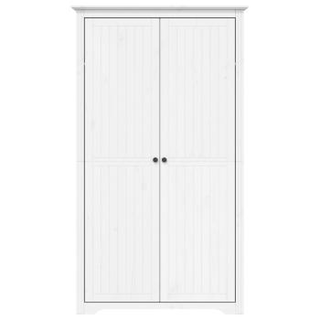 Kleiderschrank BODO Weiß 99x53,5x173 cm Massivholz Kiefer