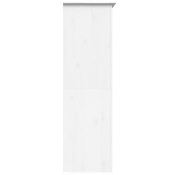 Kleiderschrank BODO Weiß 99x53,5x173 cm Massivholz Kiefer