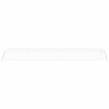 Gewächshaus mit Stahlrahmen Weiß 48 m² 16x3x2 m