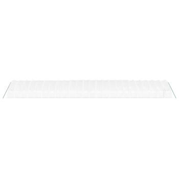 Gewächshaus mit Stahlrahmen Weiß 144 m² 24x6x2,85 m