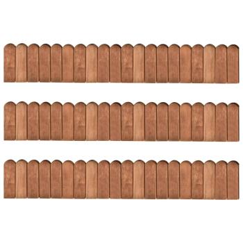ARDEBO.de - Beeteinfassungen 3 Stk. 120 cm Kiefernholz Imprägniert