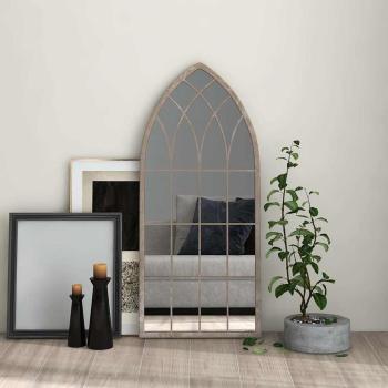 ARDEBO.de - Spiegel Sandfarben 100x45 cm Eisen für den Innenbereich