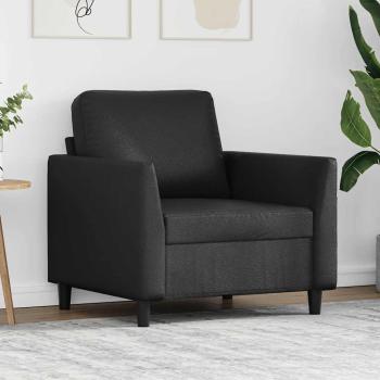 ARDEBO.de - Sessel Schwarz 60 cm Kunstleder