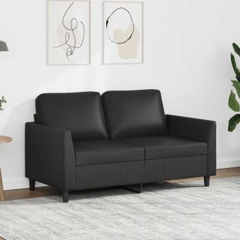 ARDEBO.de - 2-Sitzer-Sofa Schwarz 120 cm Kunstleder