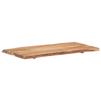 Tischplatte Massivholz Akazie 118x(50-60)x3,8 cm