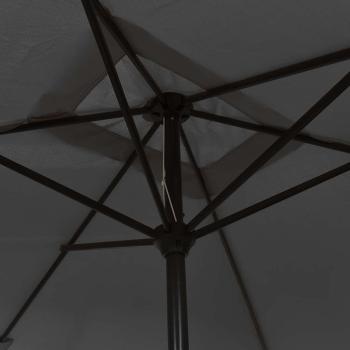 Sonnenschirm mit Metall-Mast 300x200 cm Anthrazit
