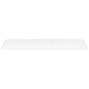 Gewächshaus mit Stahlrahmen Weiß 120 m² 20x6x2,85 m