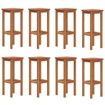 Barhocker 8 Stk. Massivholz Akazie