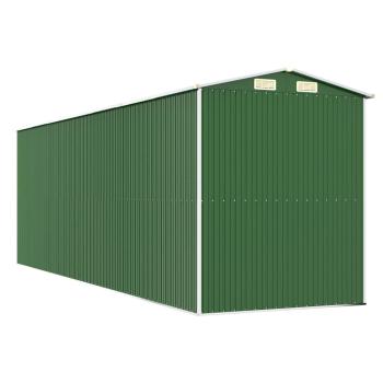 Geräteschuppen Grün 192x606x223 cm Verzinkter Stahl
